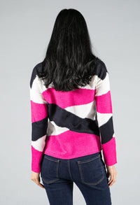 Colour Stripe Soft Knit Pullover
