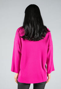 Roll Neck Double Knit Pullover