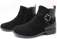 Snake Panel Studded Ankle Boot