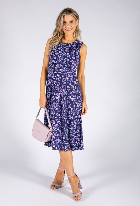 Lilac Mix Floral Dress