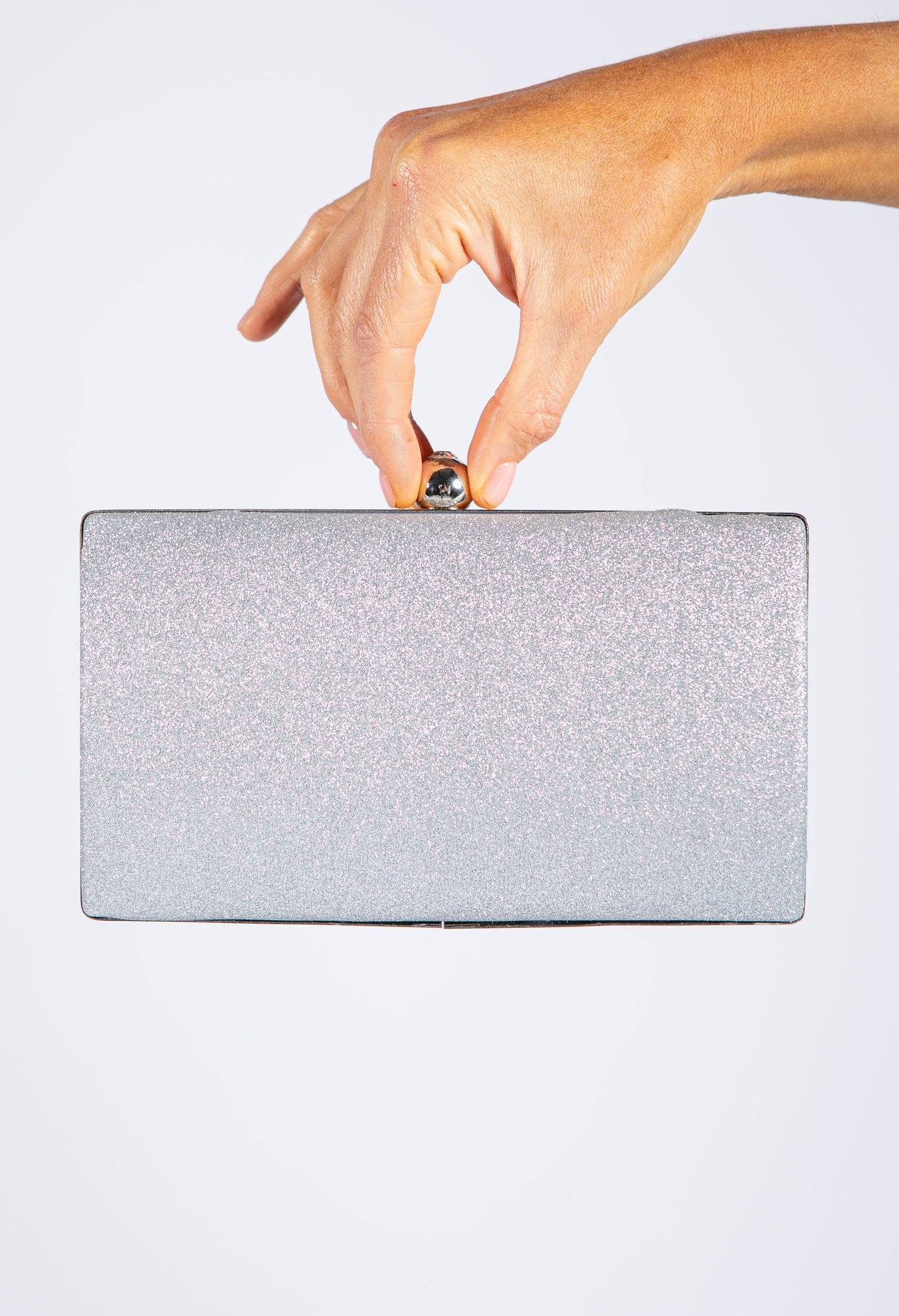 Glitter Diamond Detail Clutch Bag