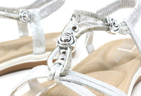 Beading Detail Diamante Sandal