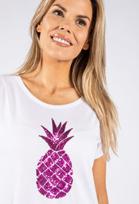 Pineapple Sequin Top
