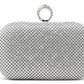Diamante Box Clutch Bag