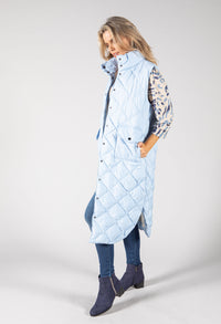 Quilted Longline Gilet
