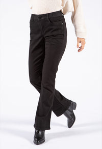 "Ab"solution® Itty Bitty Bootcut Black Jeans