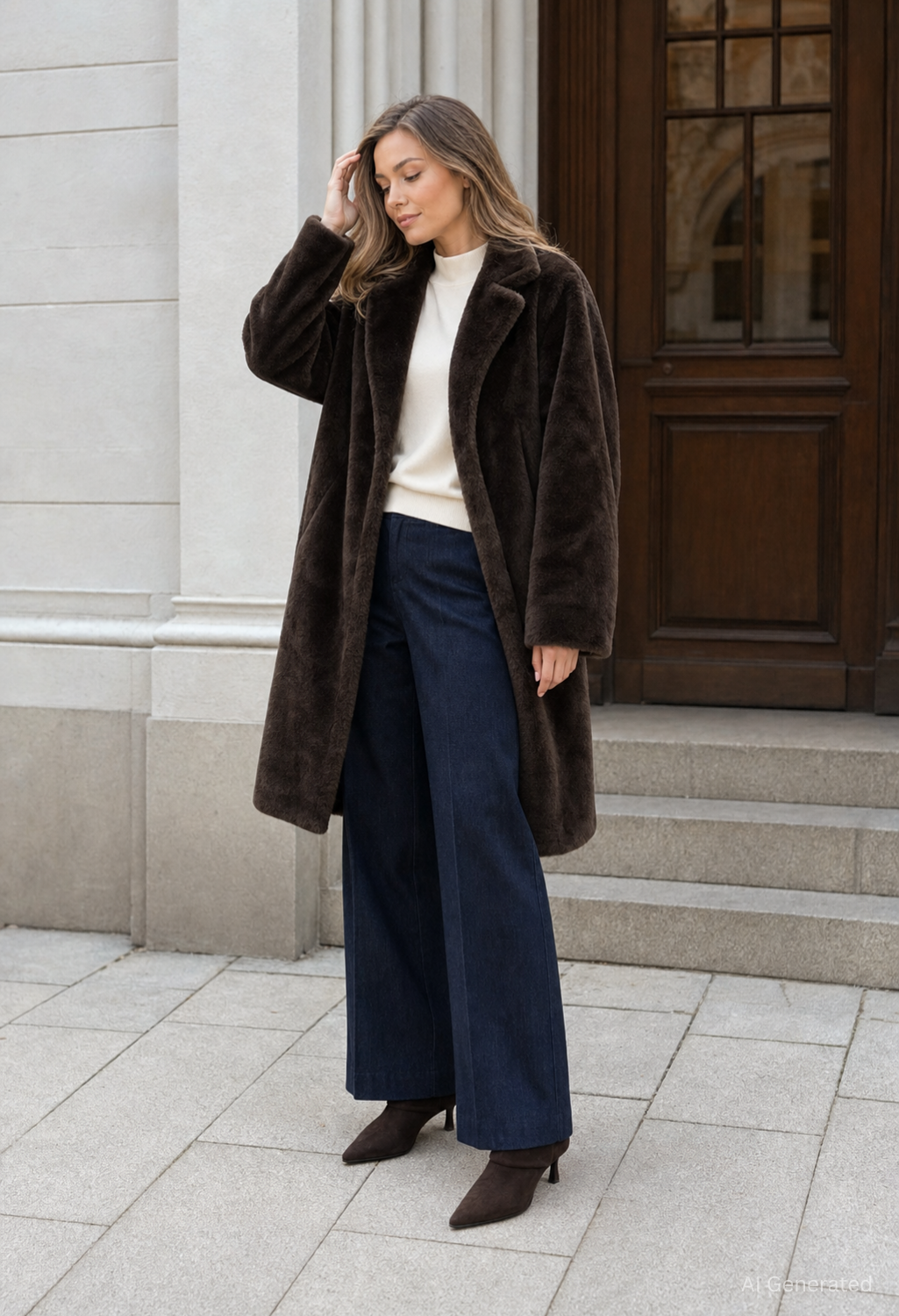 Faux Fur Coat