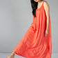 Coral Relaxed Fit Summer Dress