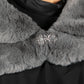 Faux Fur Wrap with Clasp