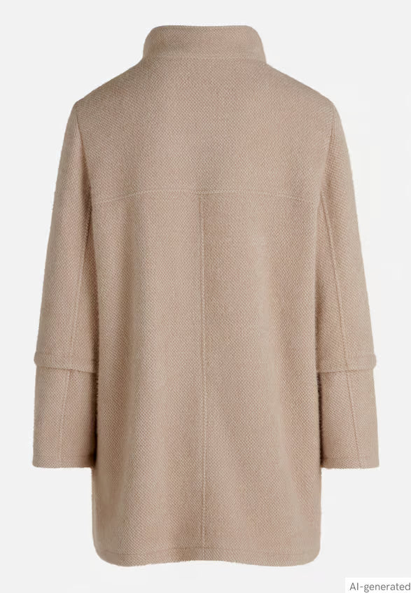 Buttoned Winter Jacket
