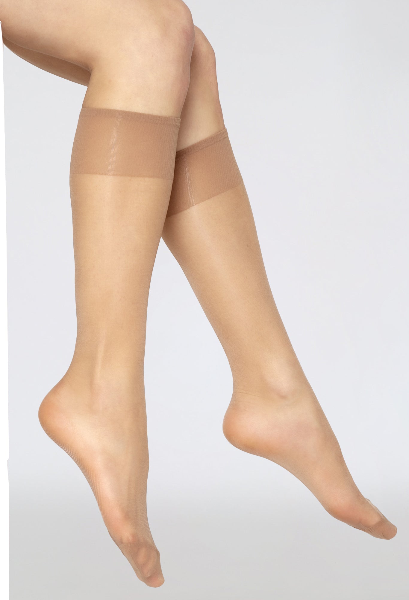 Knee High Satin Sheen Socks