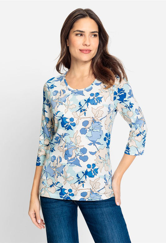 Round neck top with Floral Print