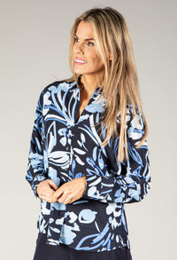 Floral Long Sleeve Buttoned Shirt