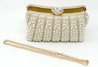 Pearl and Diamante Clutch Bag