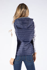 Striped Lined Gilet