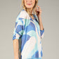 Abstract Print Soft Pullover