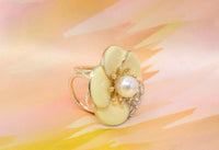 Floral Ring Brooch