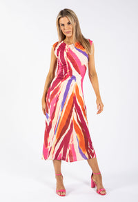 Sunset Ruched Dress
