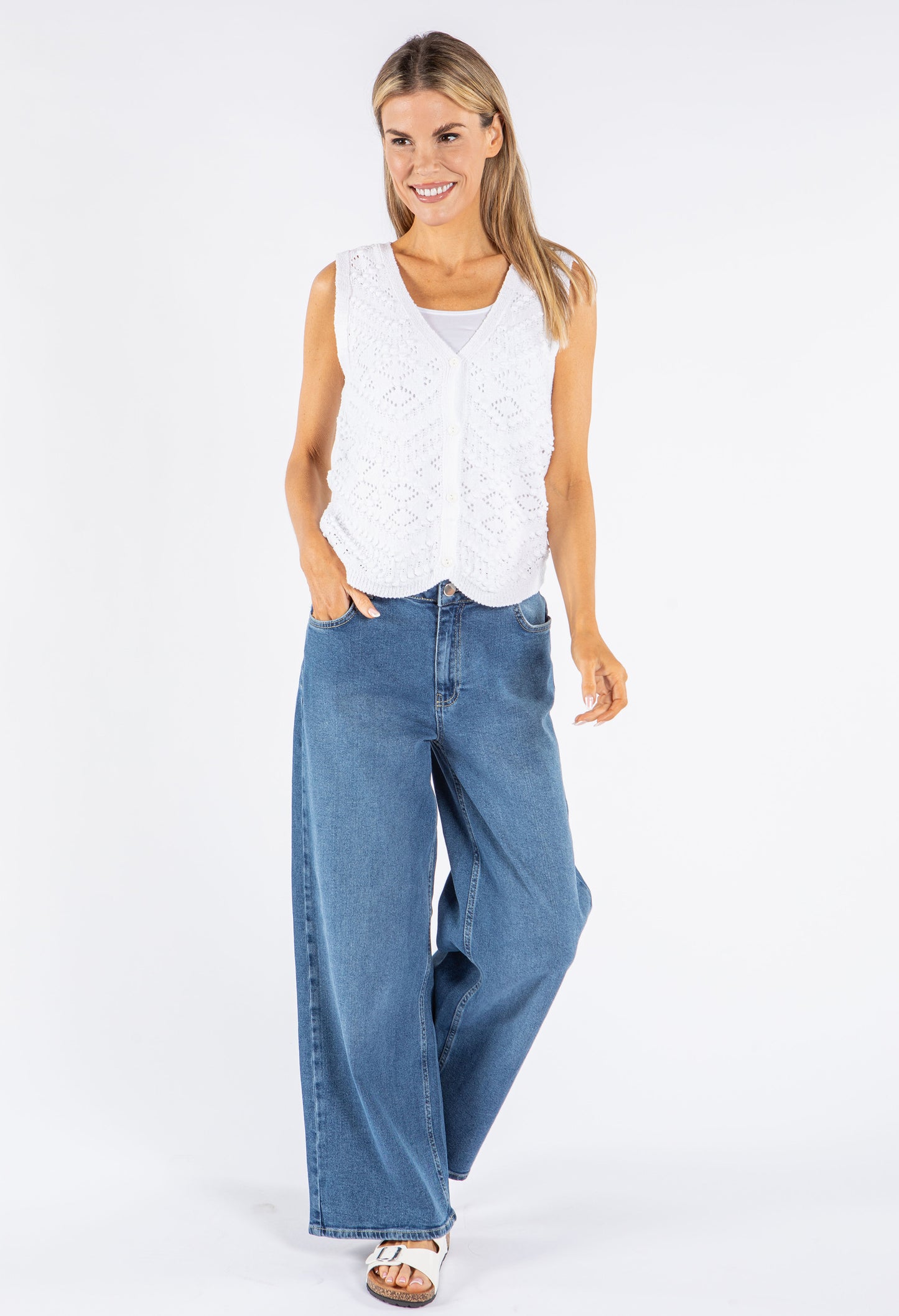 Crochet Knitted Vest