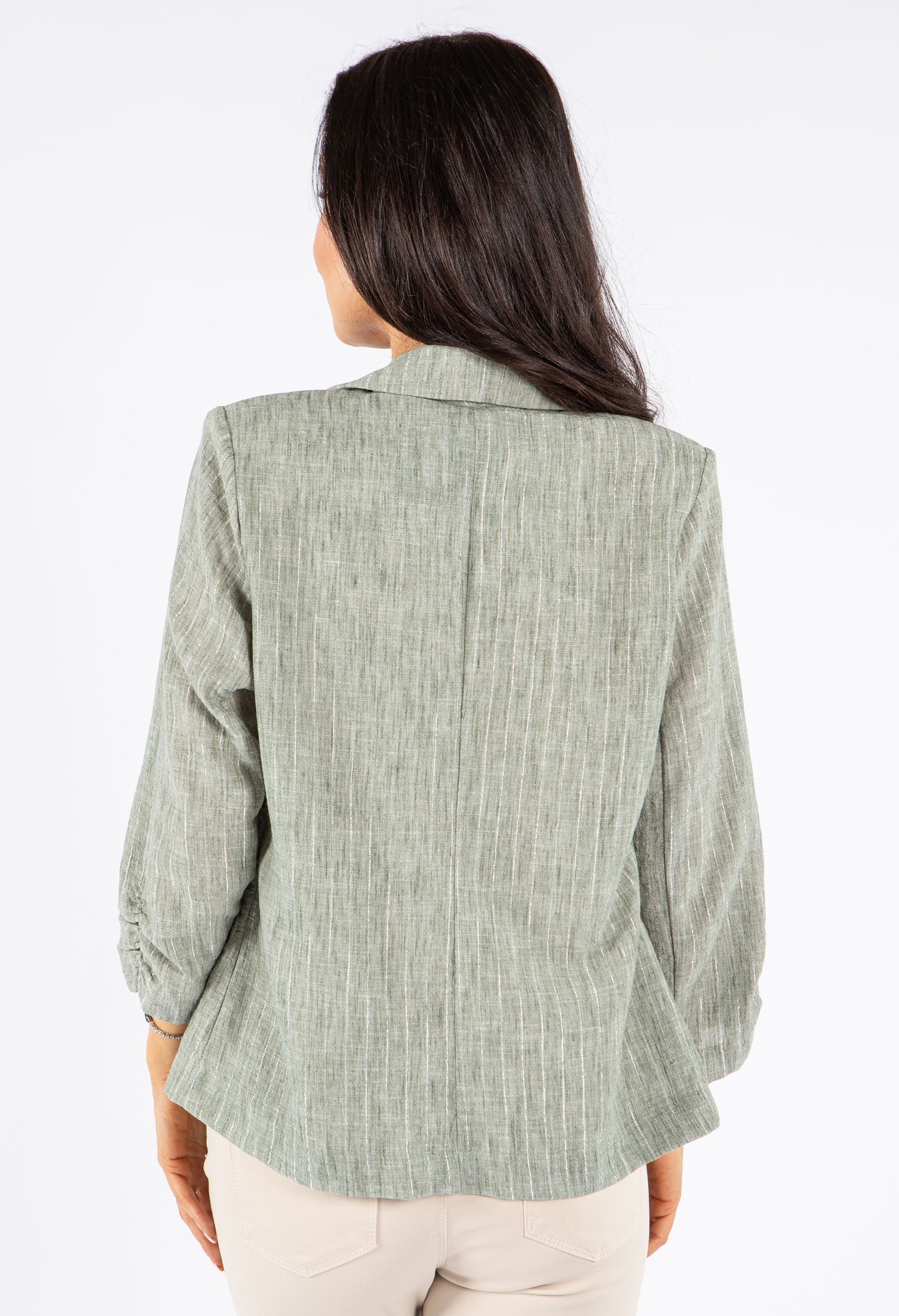 Lurex Pinstripe Blazer