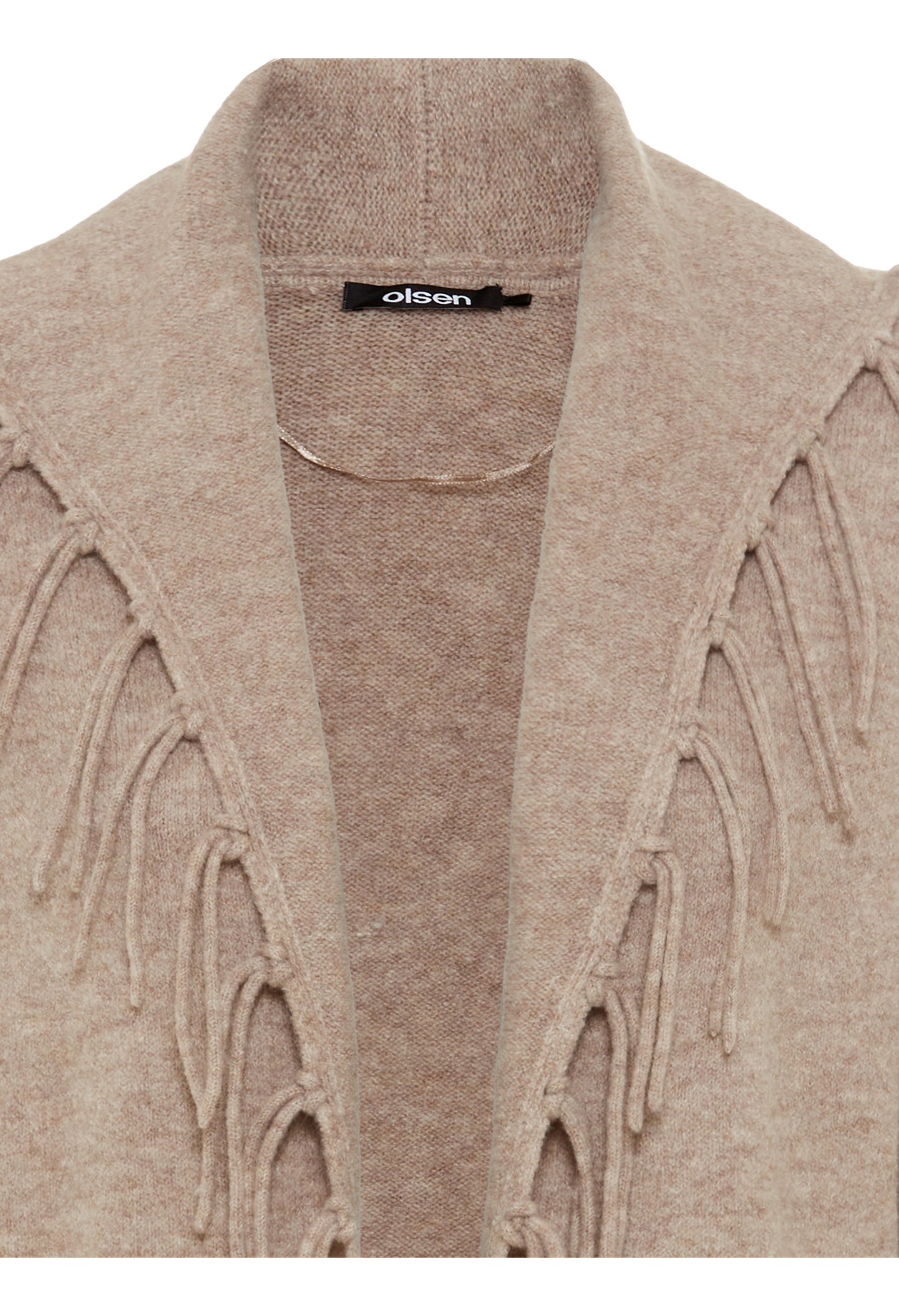 Open Front Knit Cardigan