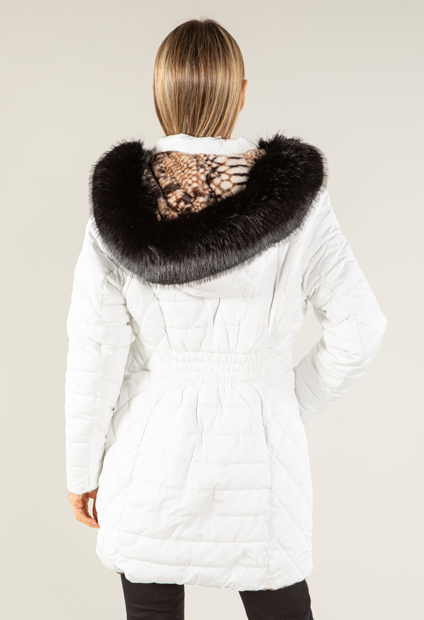 Fur Lined Reversible Padded Coat
