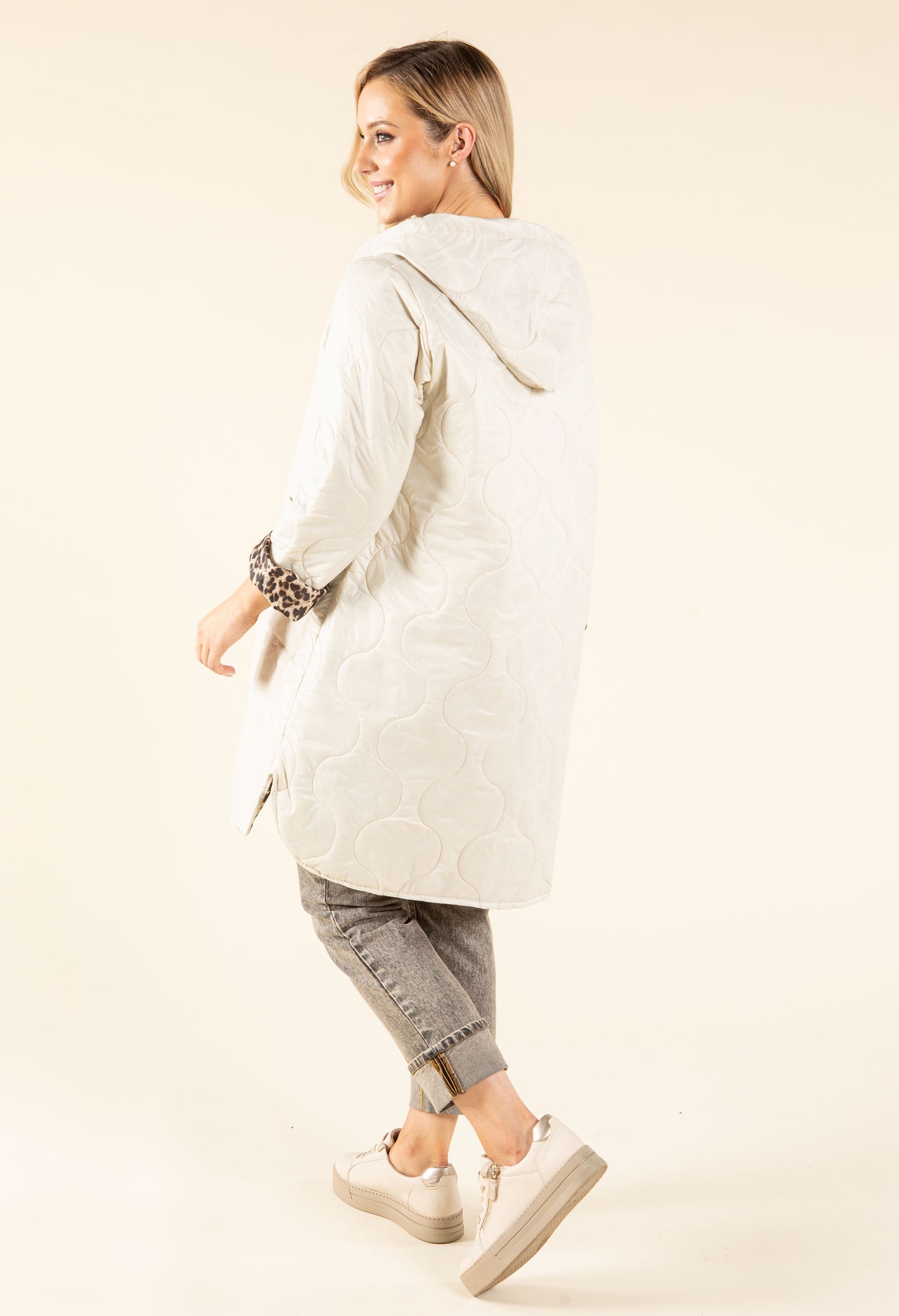 Hooded Quilted Coat