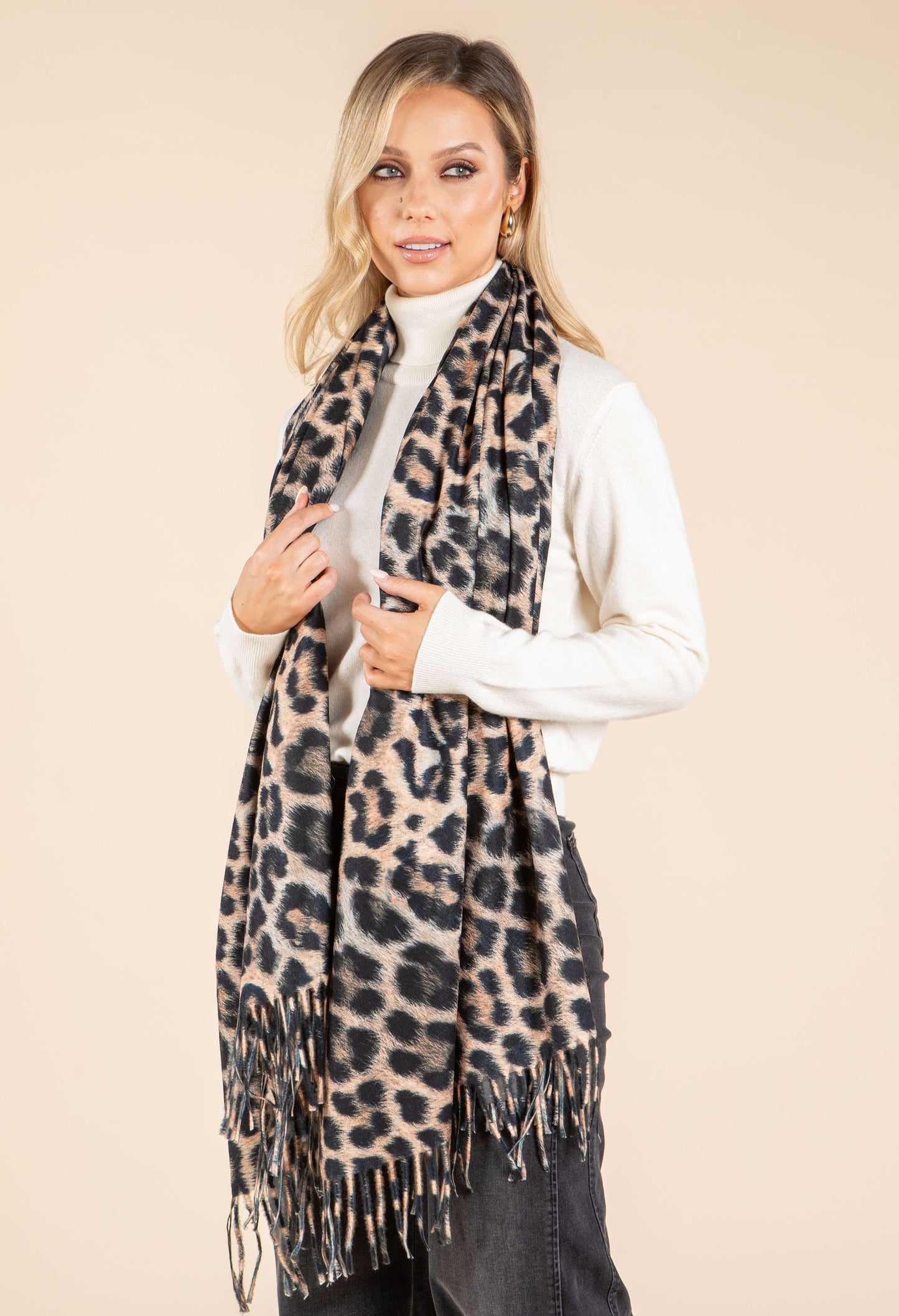 Leopard Print Scarf