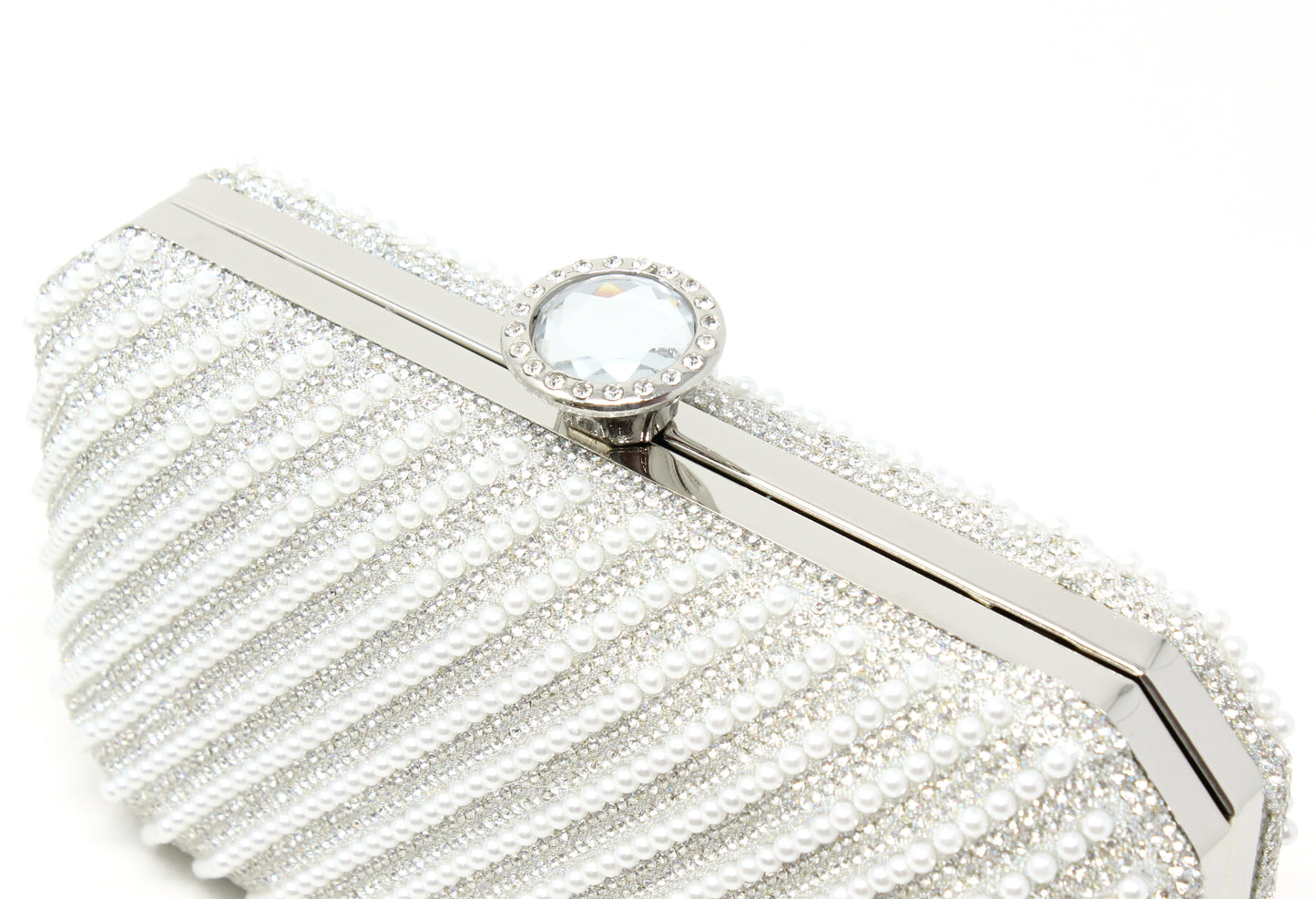 Pearl and Diamond Clutch Bag