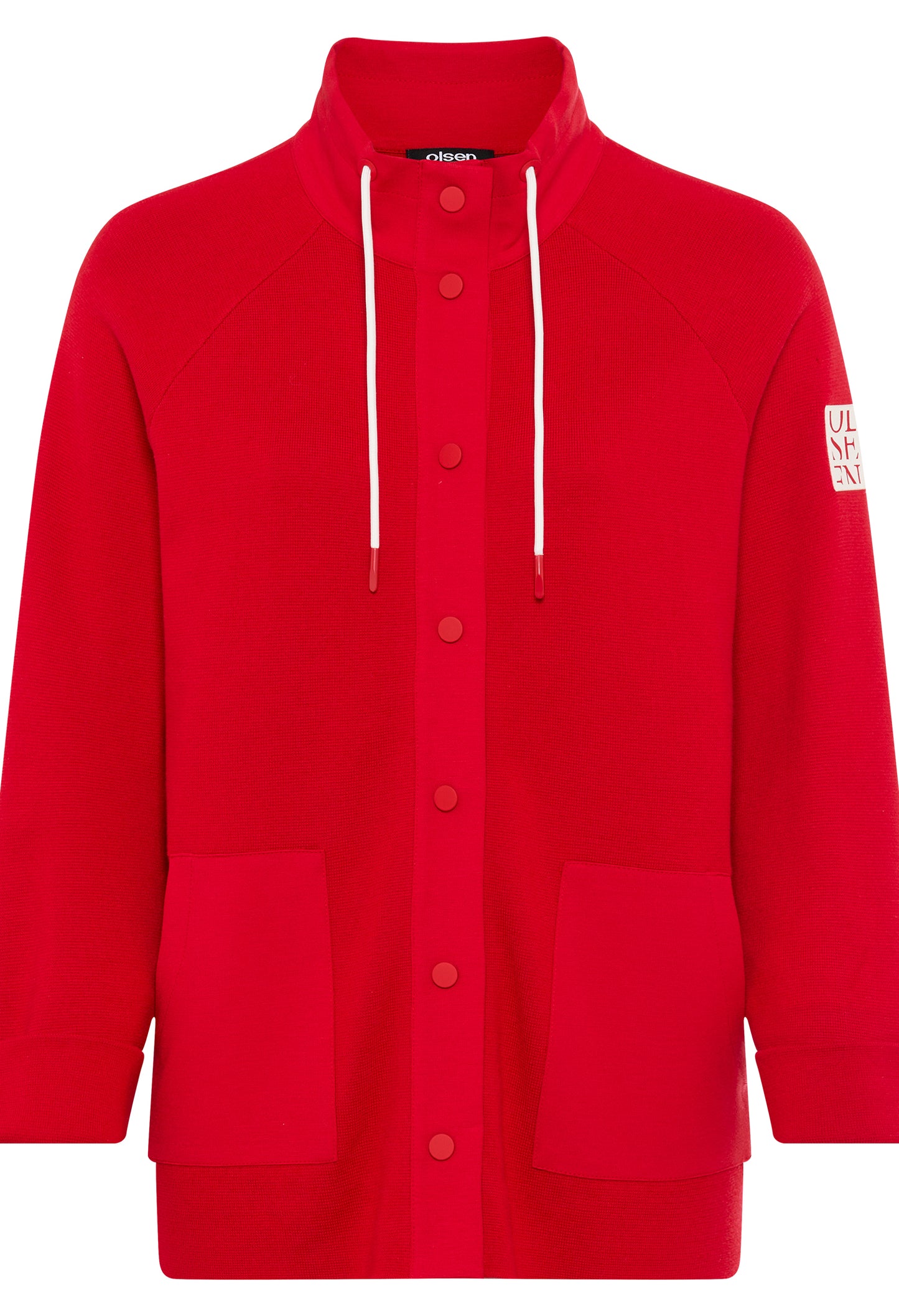 Stand-Up Collar Knit Cardigan