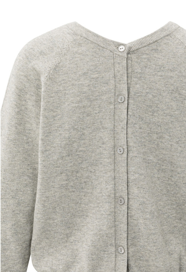 Double V-Neck Knit Sweater