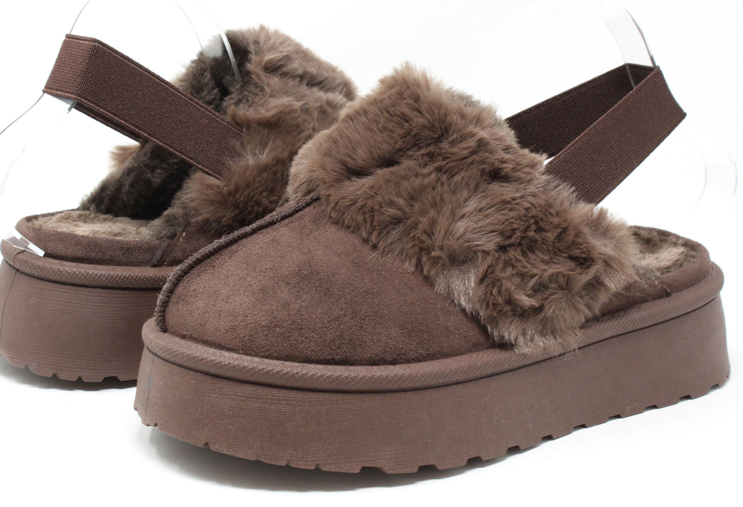 Flatform Faux Fur Trim Boots