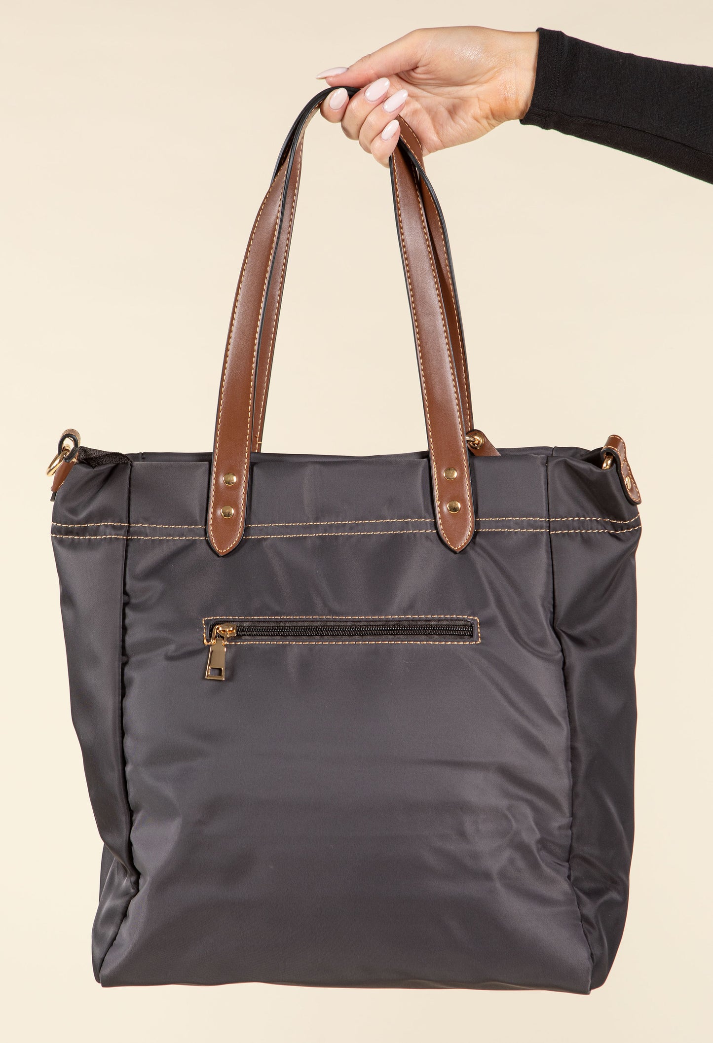Front Zip Tote Bag