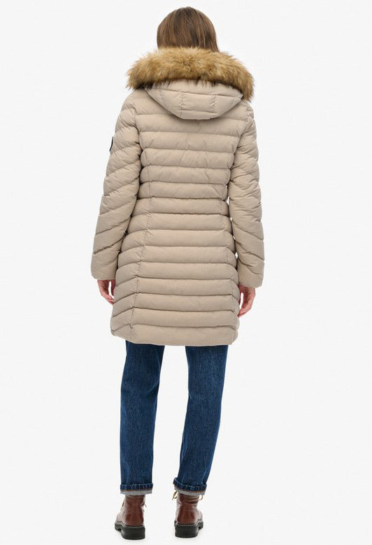 Fuji Faux Fur Hooded Coat