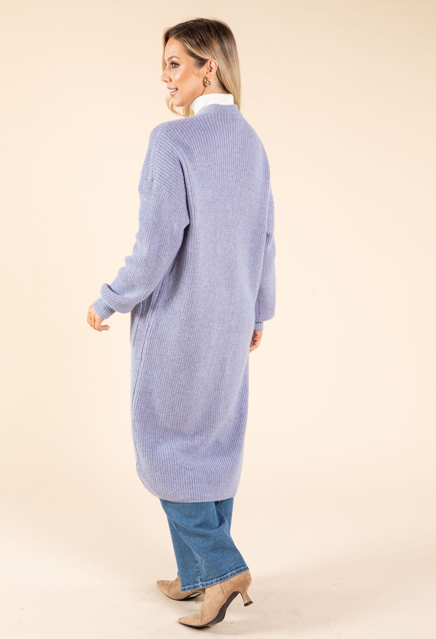 Longline Knit Cardigan