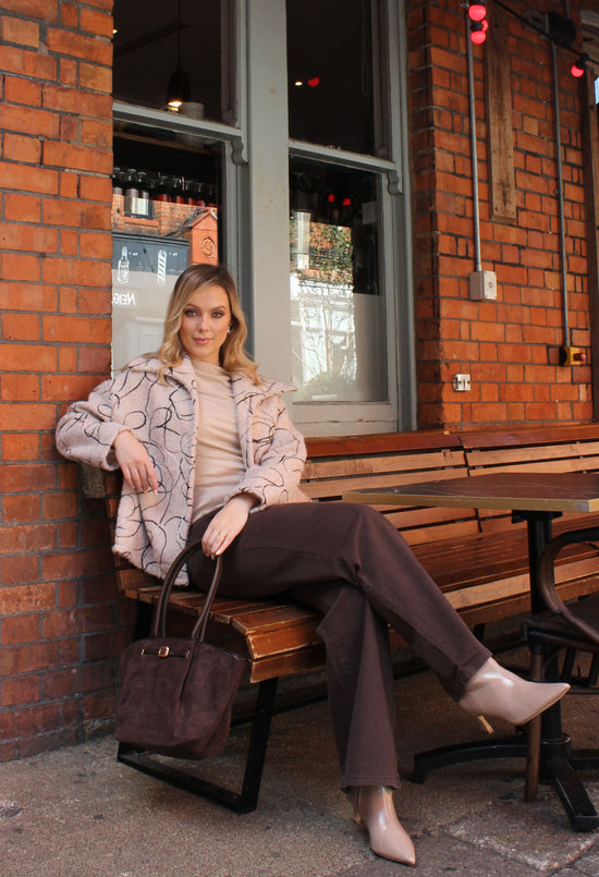 Rope Stitched Detail Woolen Jacket