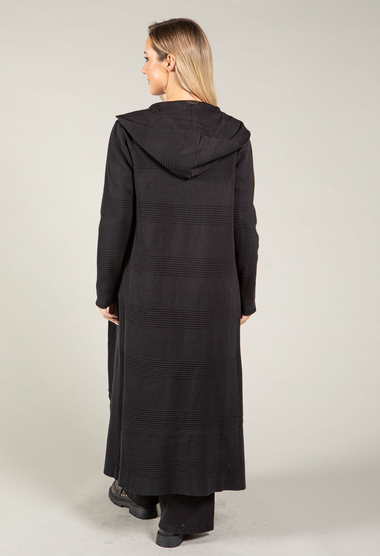 Hooded Longline Cardigan