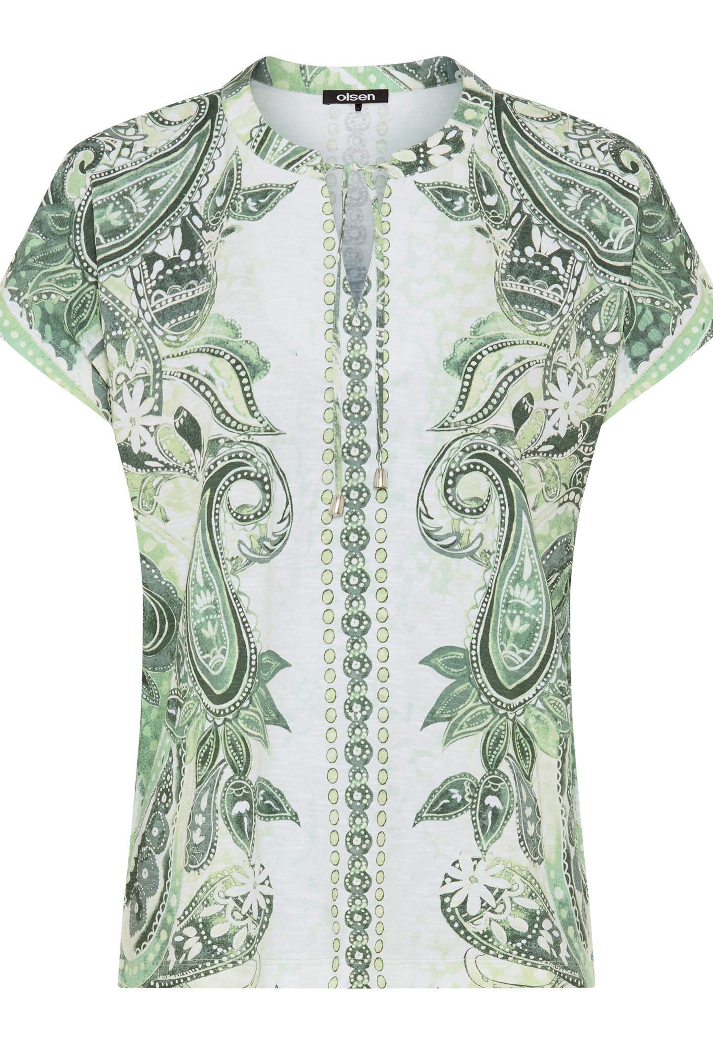 Paisley Print Top