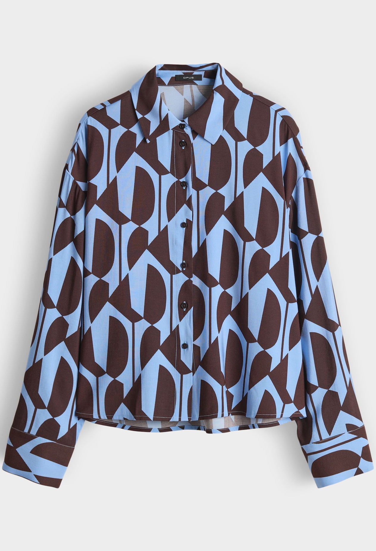 Fetro Loose Fit Printed Blouse