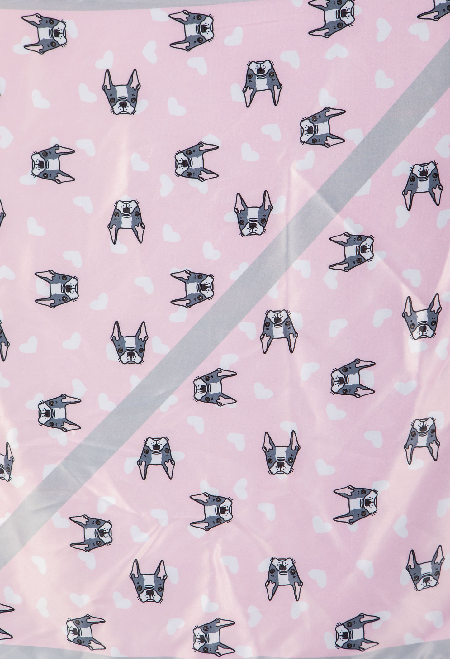 French Bulldog Satin Scarf