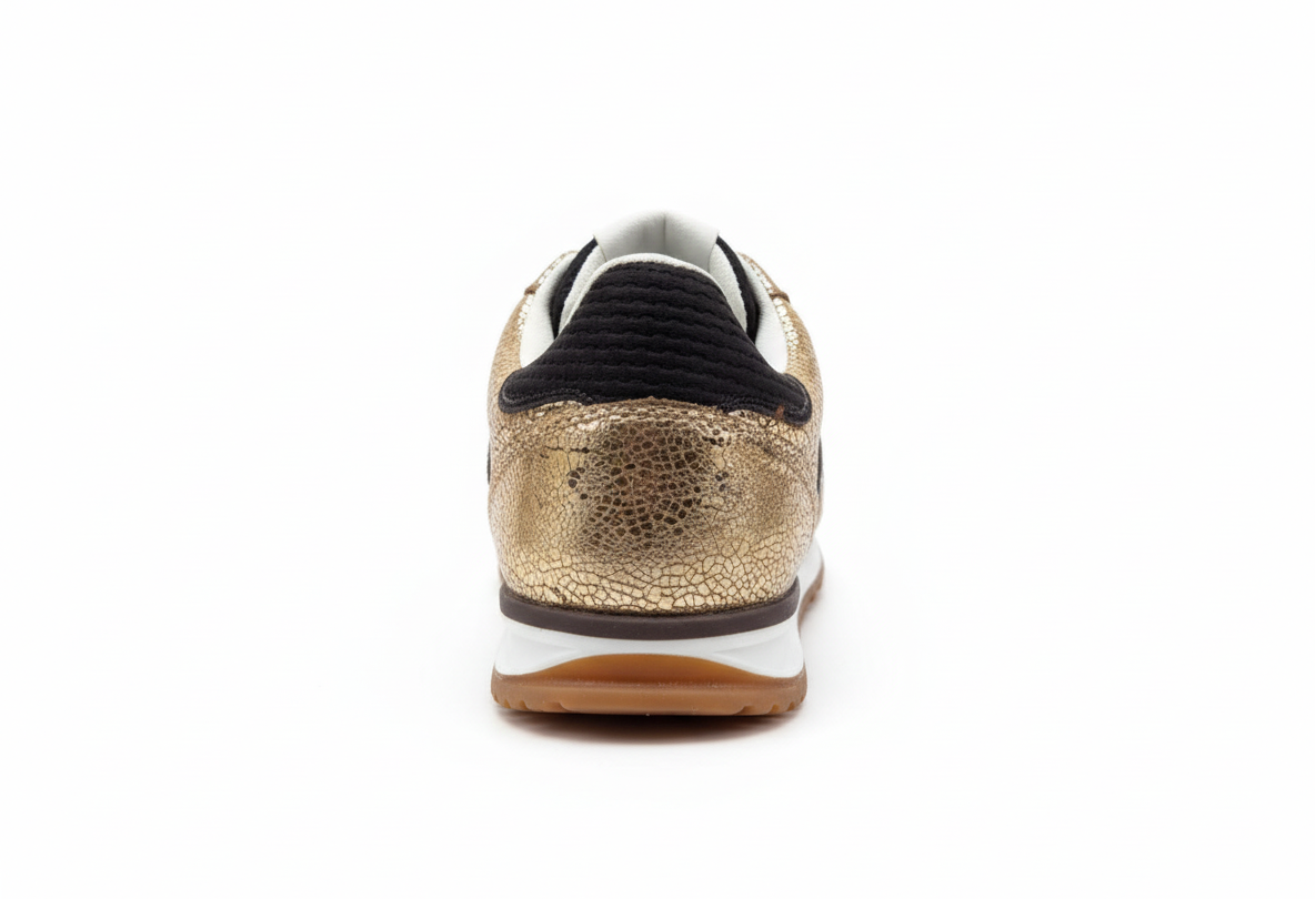 Metallic Contrast Trainers