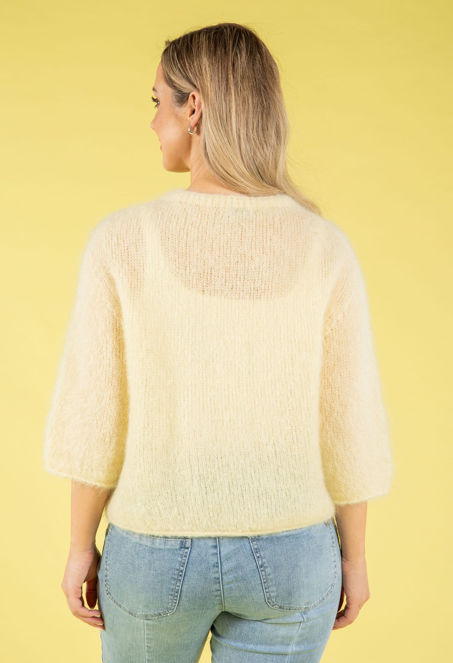 Fluffy Mohair Knit Jumper