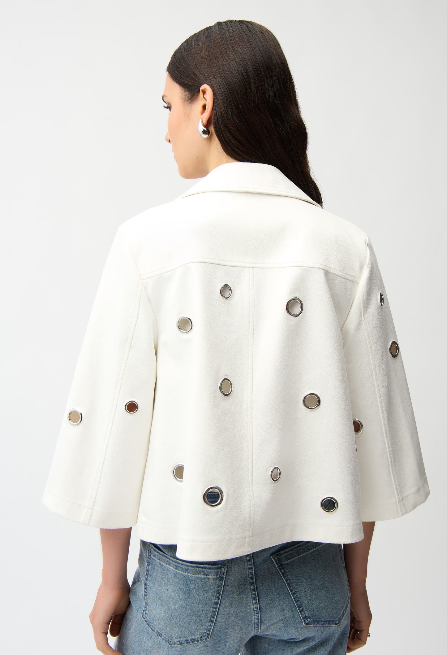 Collared Zipper Casual Jacket