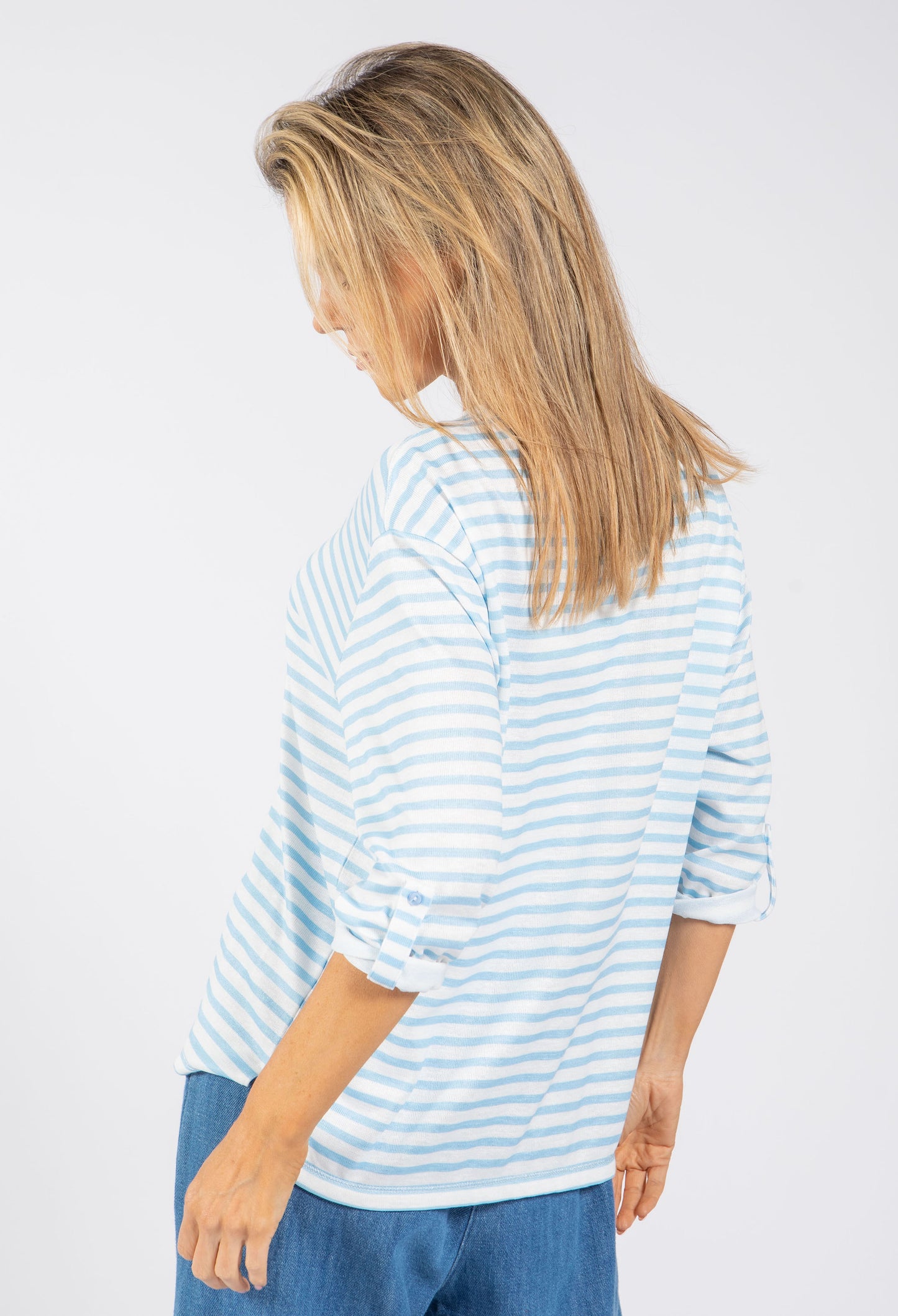Striped Fine Knit Top