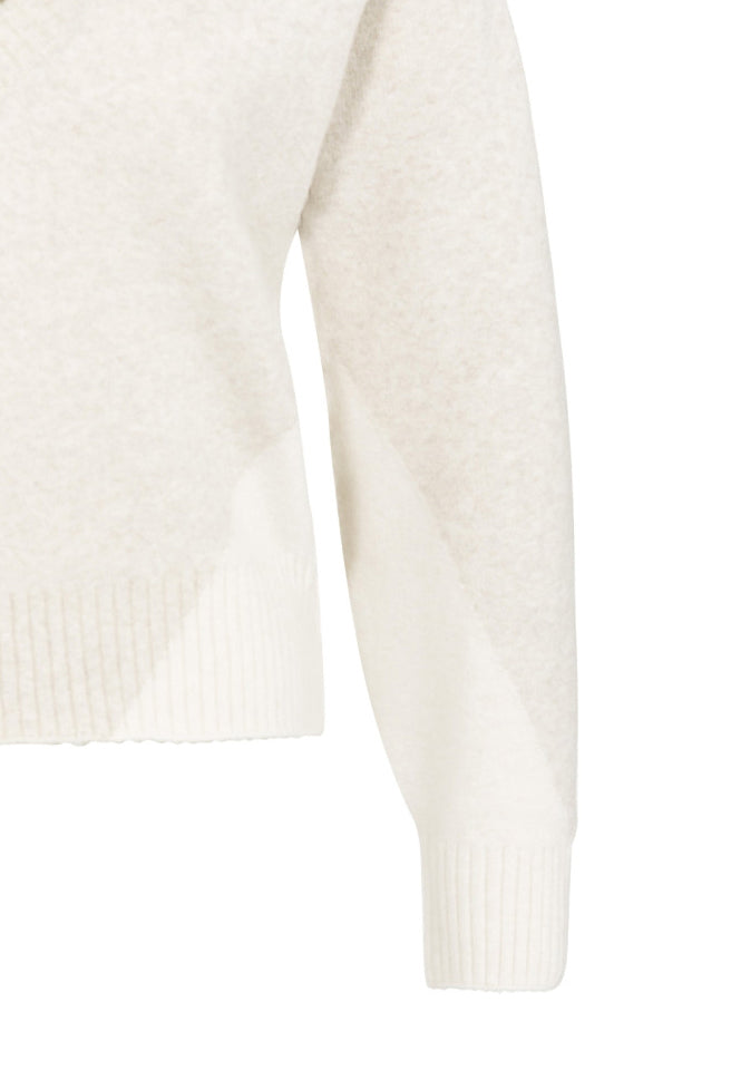 Colour Block Knit Jumper