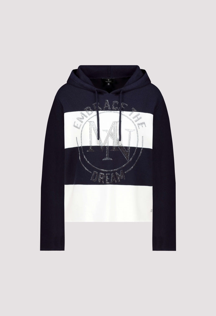 Rhinestone Detail Hoodie