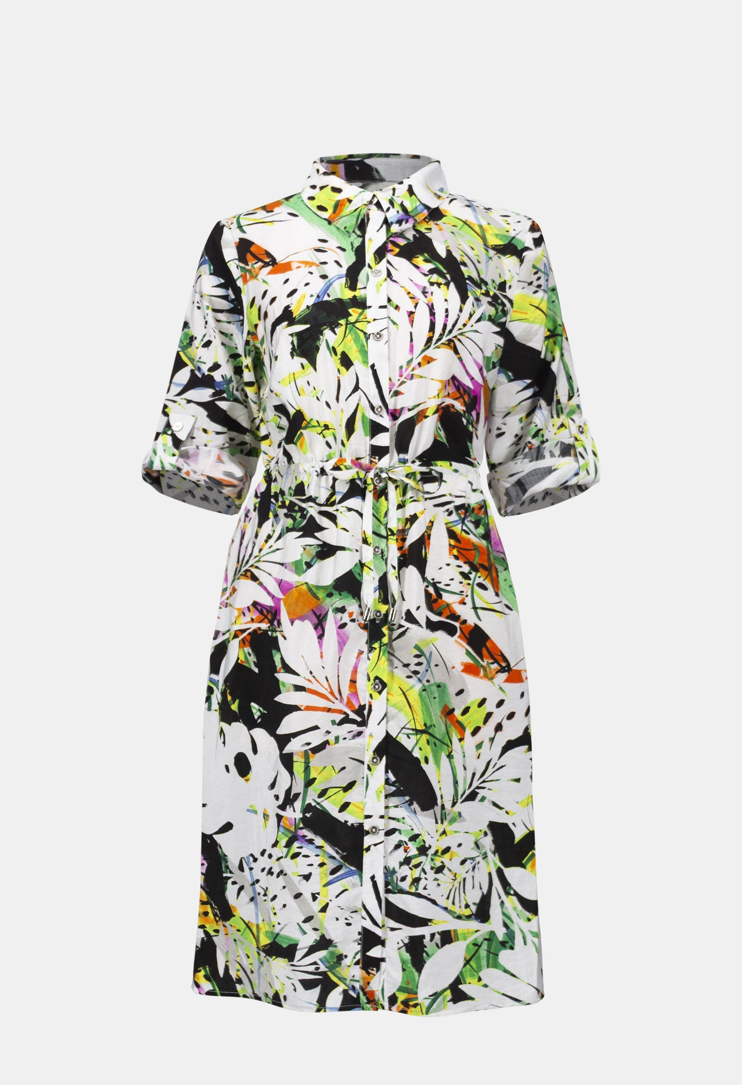 Floral Shirt Dress