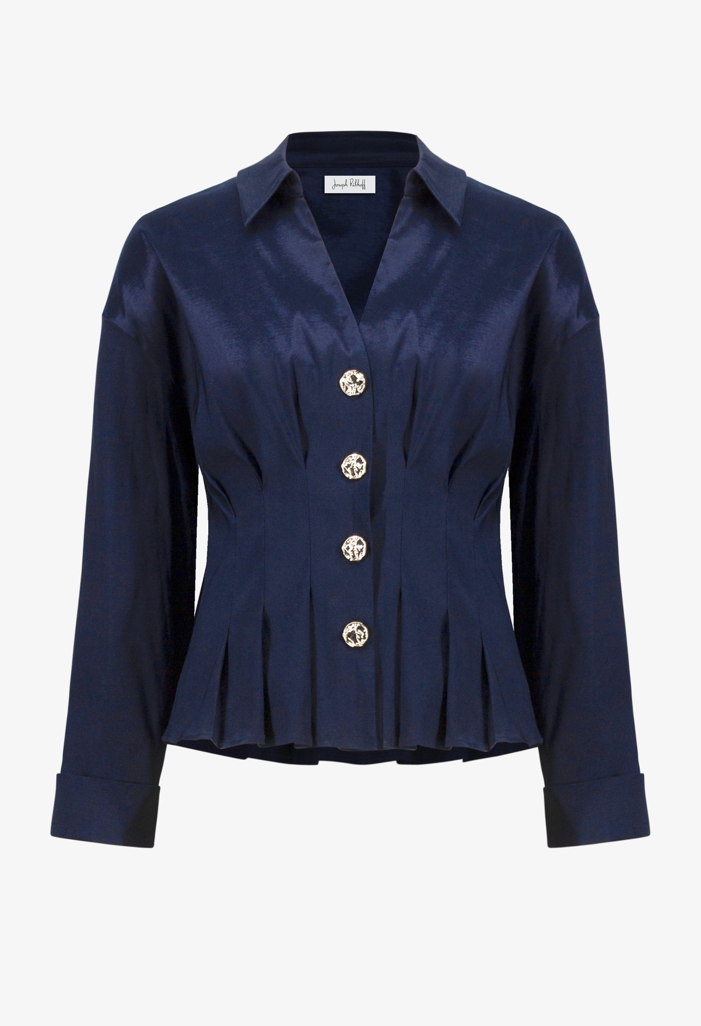 Sophisticated Fitted Peplum Blouse