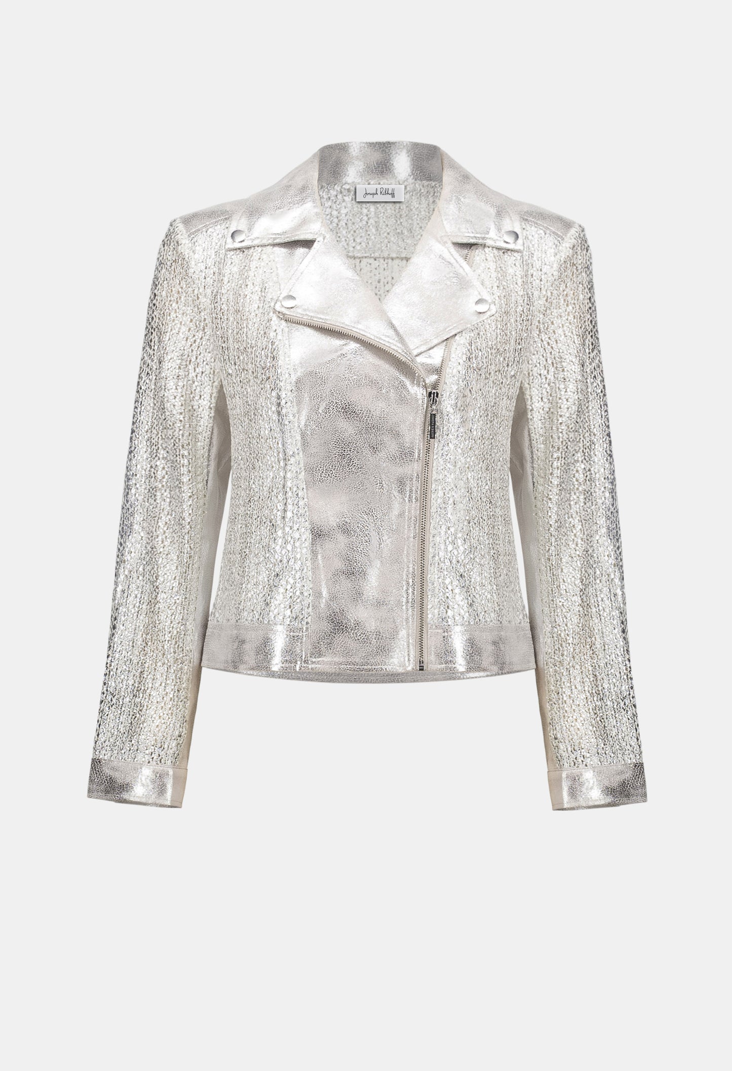 Metallic Biker Jacket