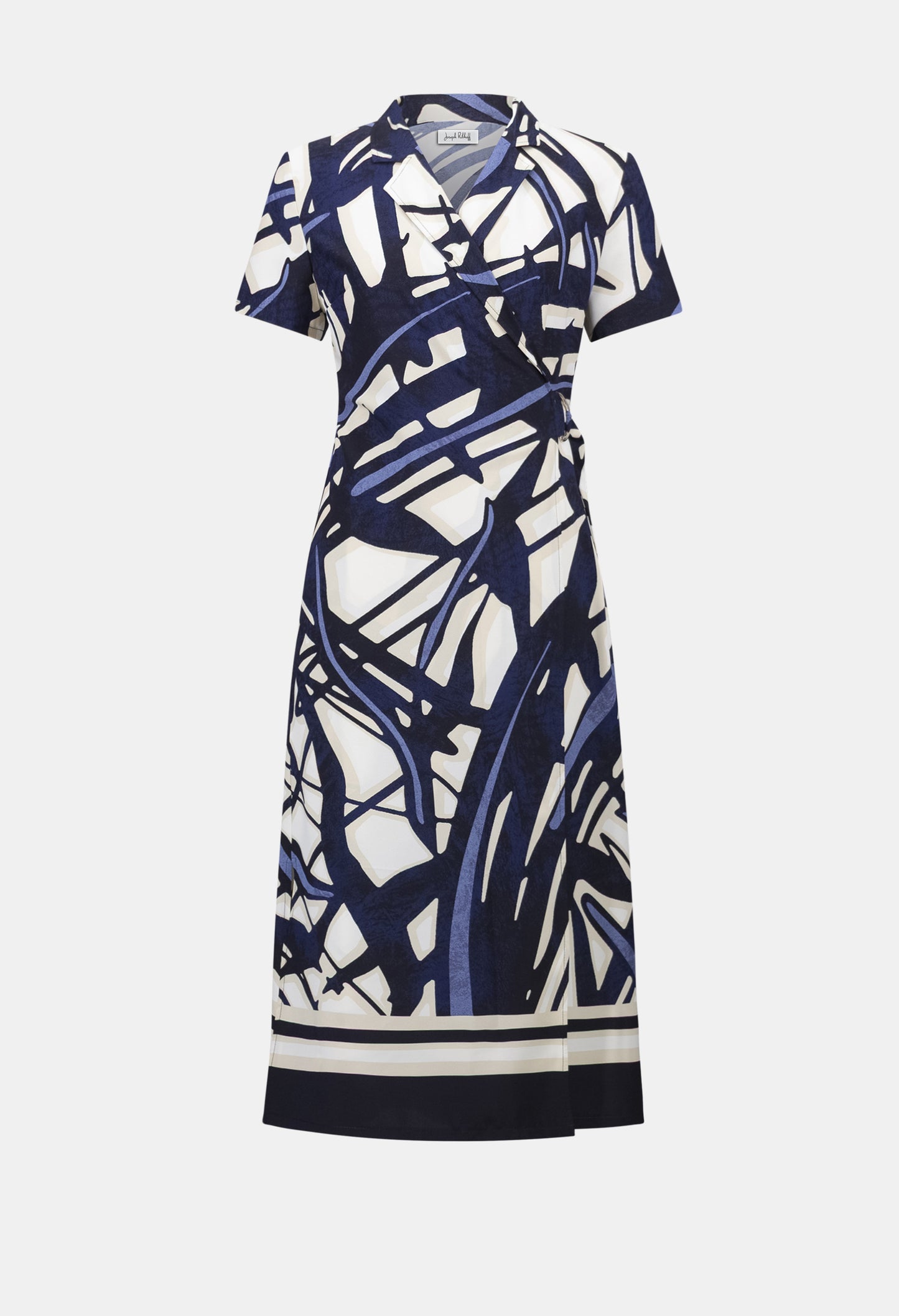 Midi Wrap Belted Dress